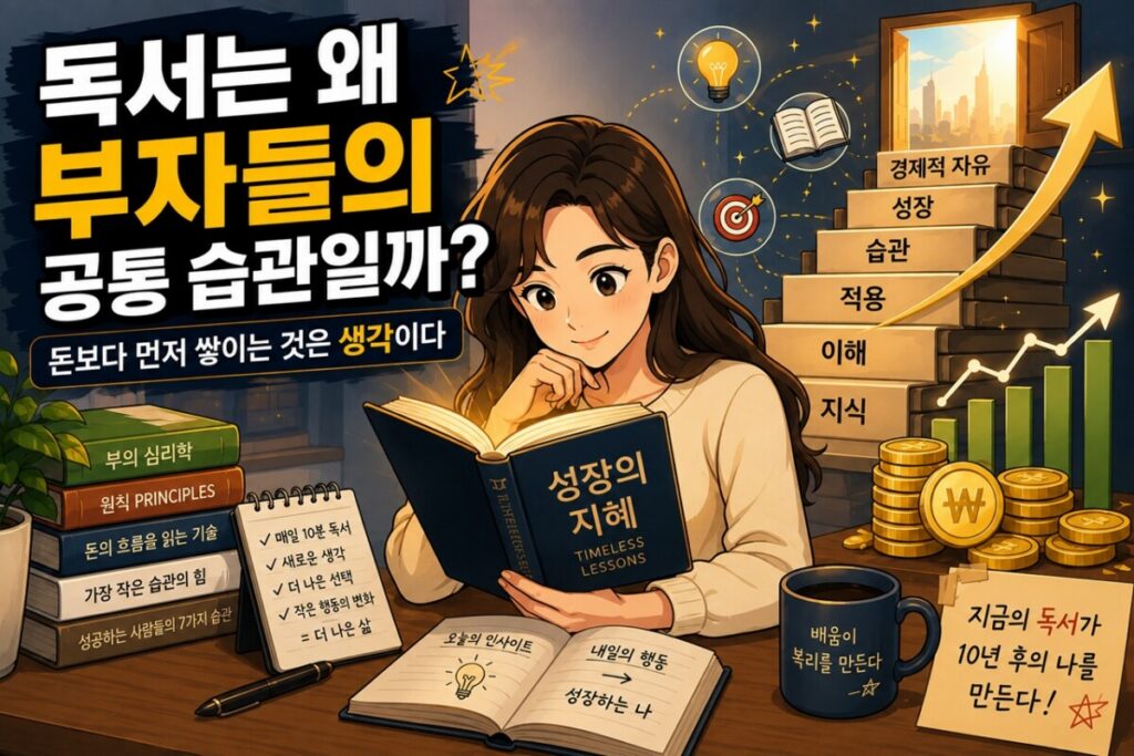 독서로 이끄는 성장의 길 썸네일 이미지