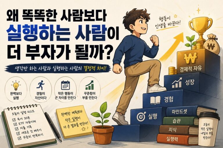 실행이 돈을 만든다 썸네일 이미지
